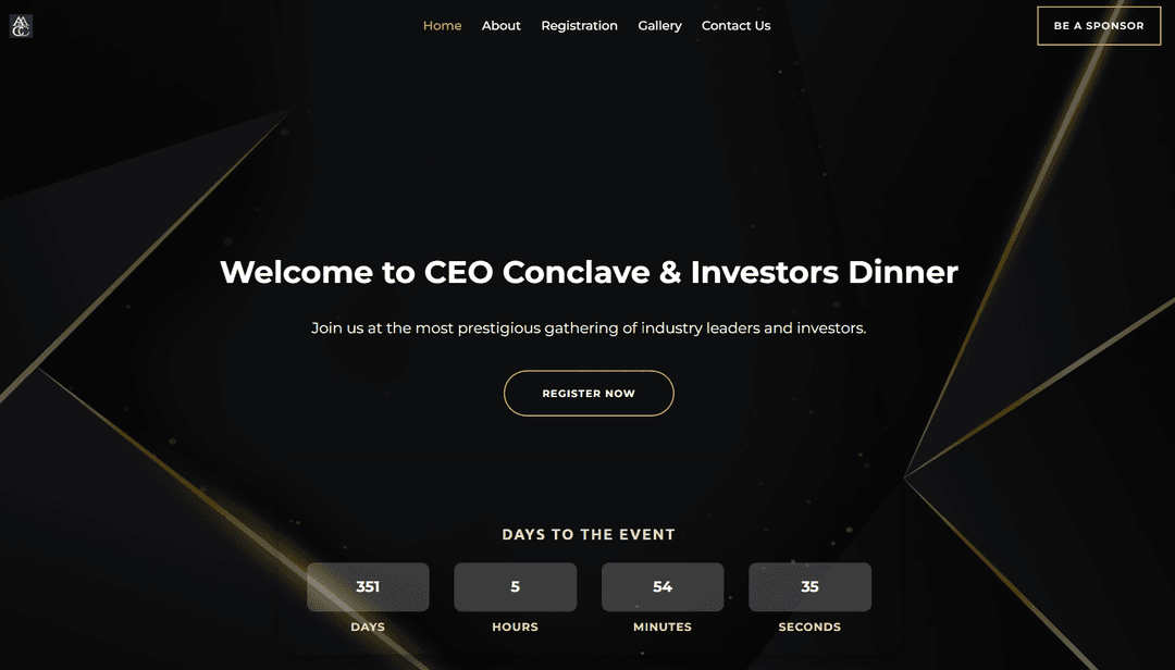 CEO Conclave and Investrors Dinner Project